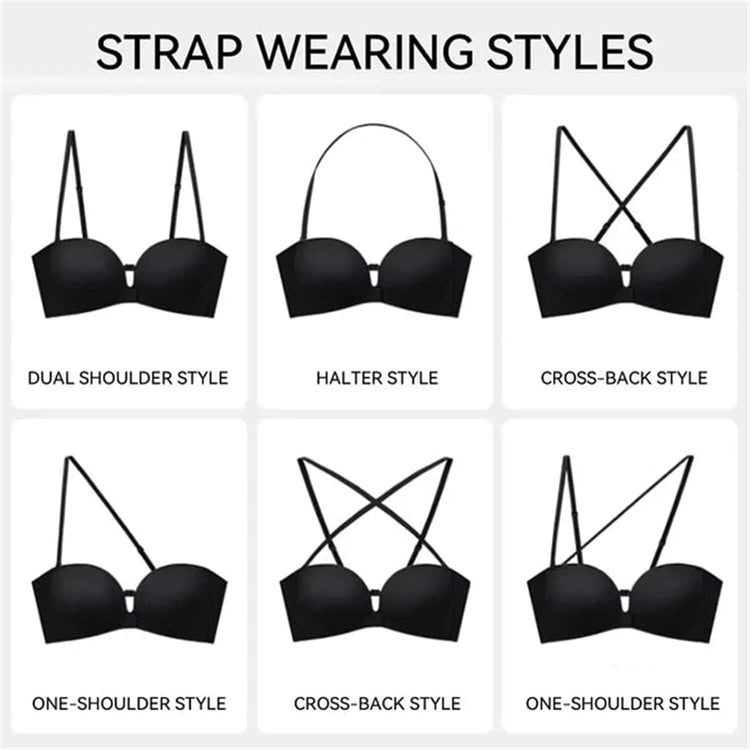 Convertible Strapless Push Up Bra