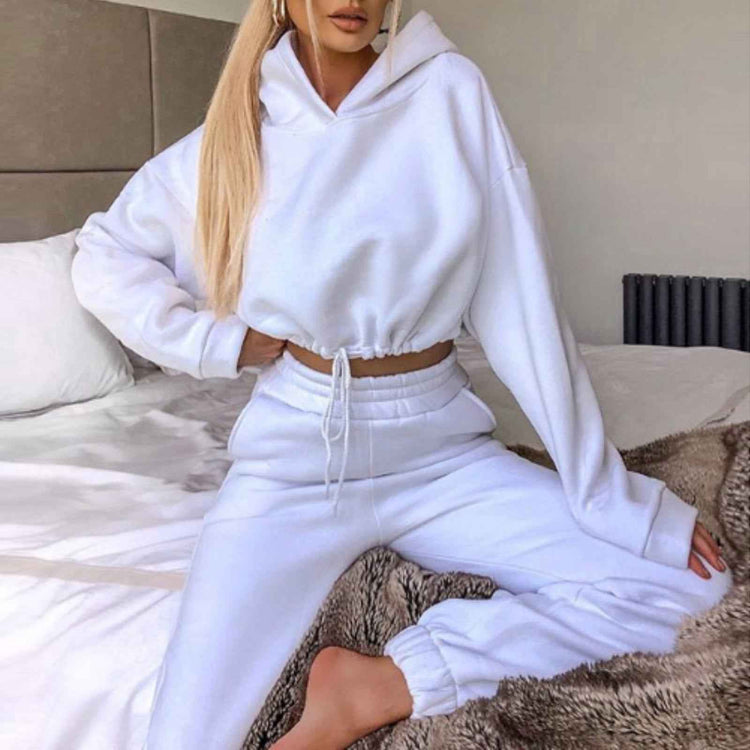 Women’s Long Sleeve Sweatsuit Set – Casual Two-Piece Outfit