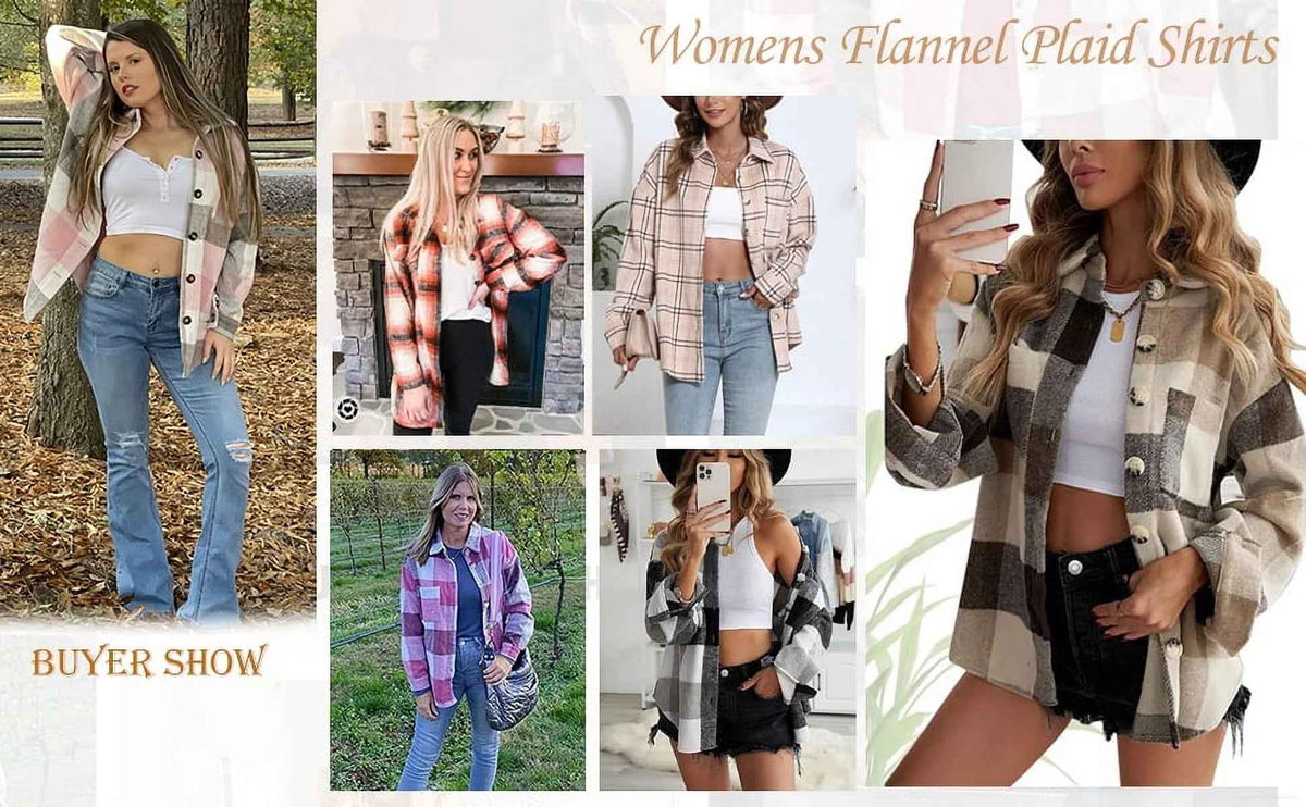 Womens Plaid Shirts – Relaxed Button-Down Layer