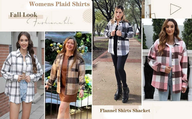 Womens Plaid Shirts – Relaxed Button-Down Layer