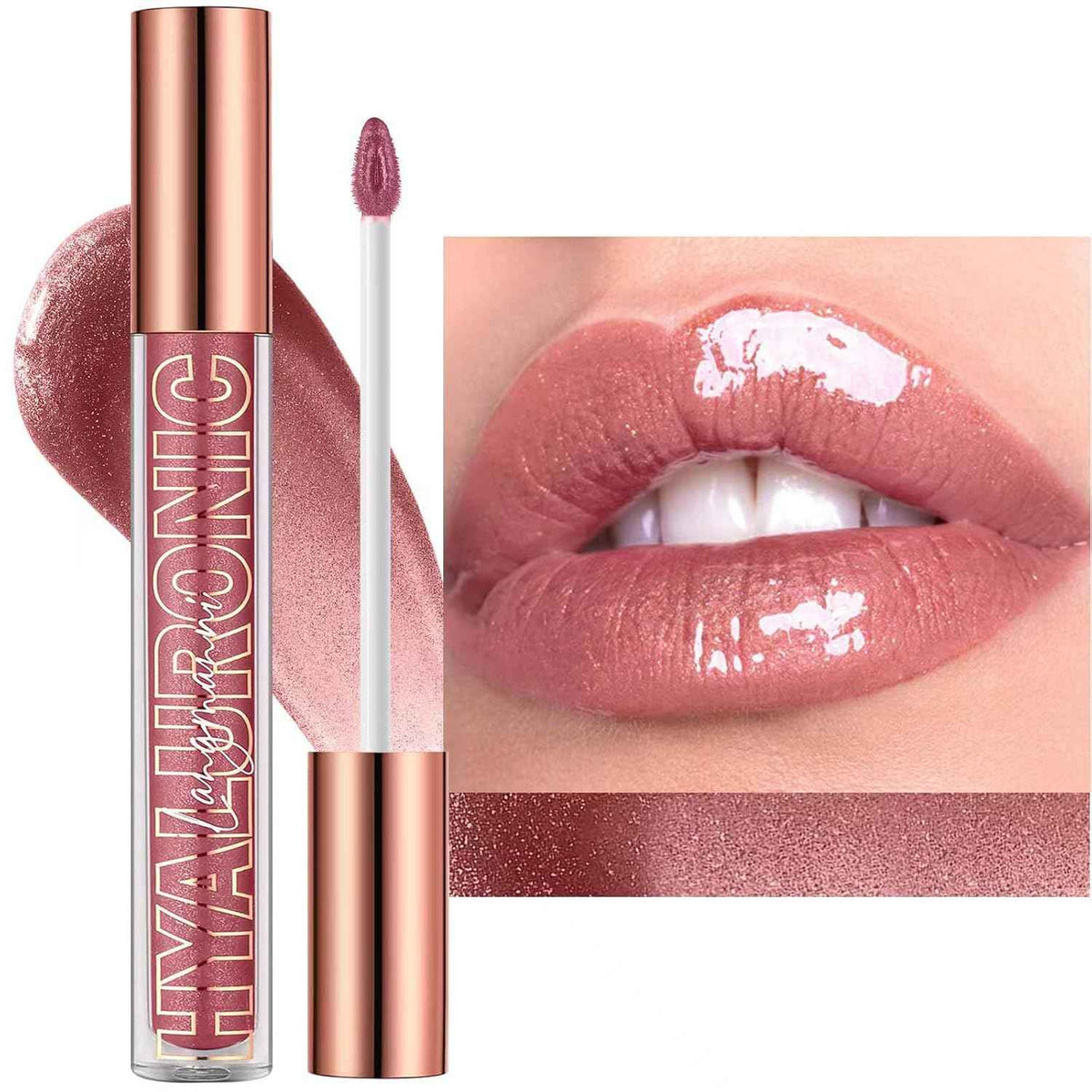 Glitter Lip Gloss Plumper For Women – Glossy, Comfortable Shine