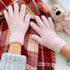 Women’s Plush Winter Gloves – Soft, Warm & Cozy