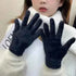 Women’s Plush Winter Gloves – Soft, Warm & Cozy